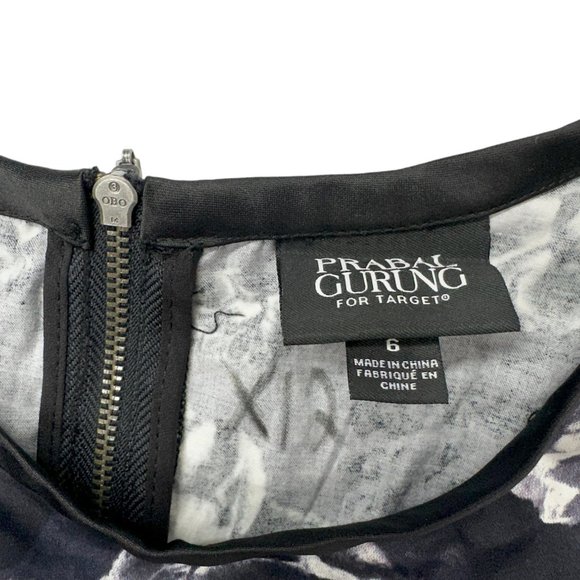 Prabul Gurung Sleeveless A-line Floral Dress (6) - Picture 8 of 9